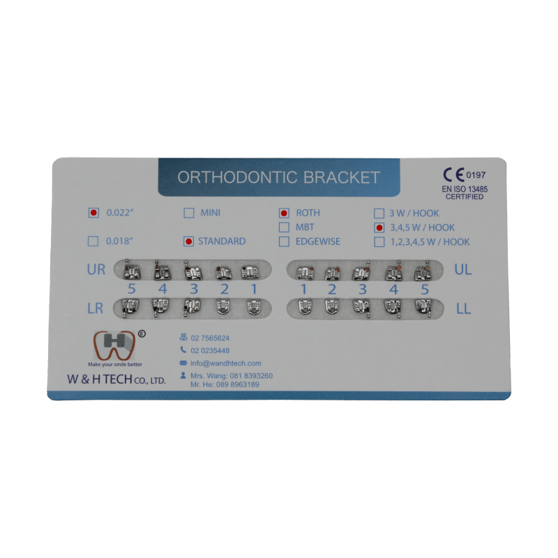 Tweed Brackets Orthodontic Bracket - 0.022
